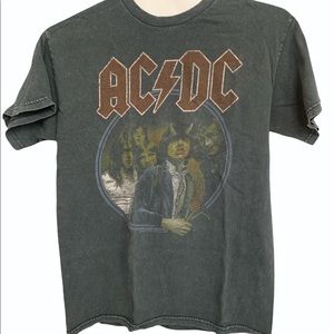 BRANDY MELVILLE faded print vintage AC/DC t-shirt